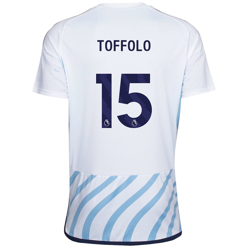 Criança Camisola Harry Toffolo #15 Branco Azul Alternativa 2023/24 Camisa Brasil