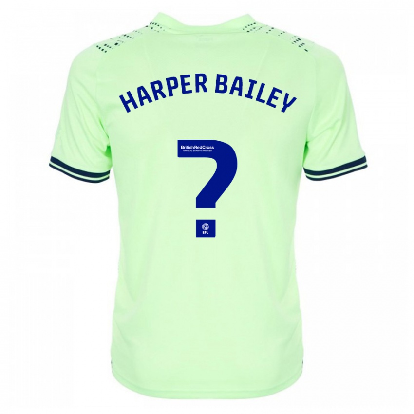 Criança Camisola Aaron Harper-Bailey #0 Marinha Alternativa 2023/24 Camisa Brasil