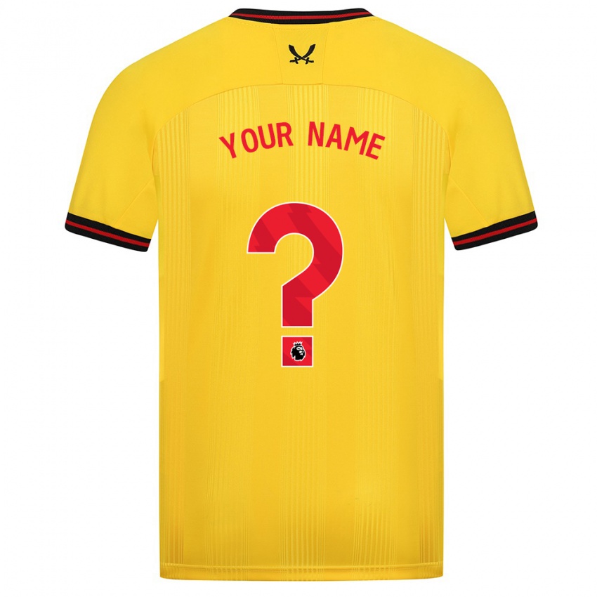 Criança Camisola Seu Nome #0 Amarelo Alternativa 2023/24 Camisa Brasil