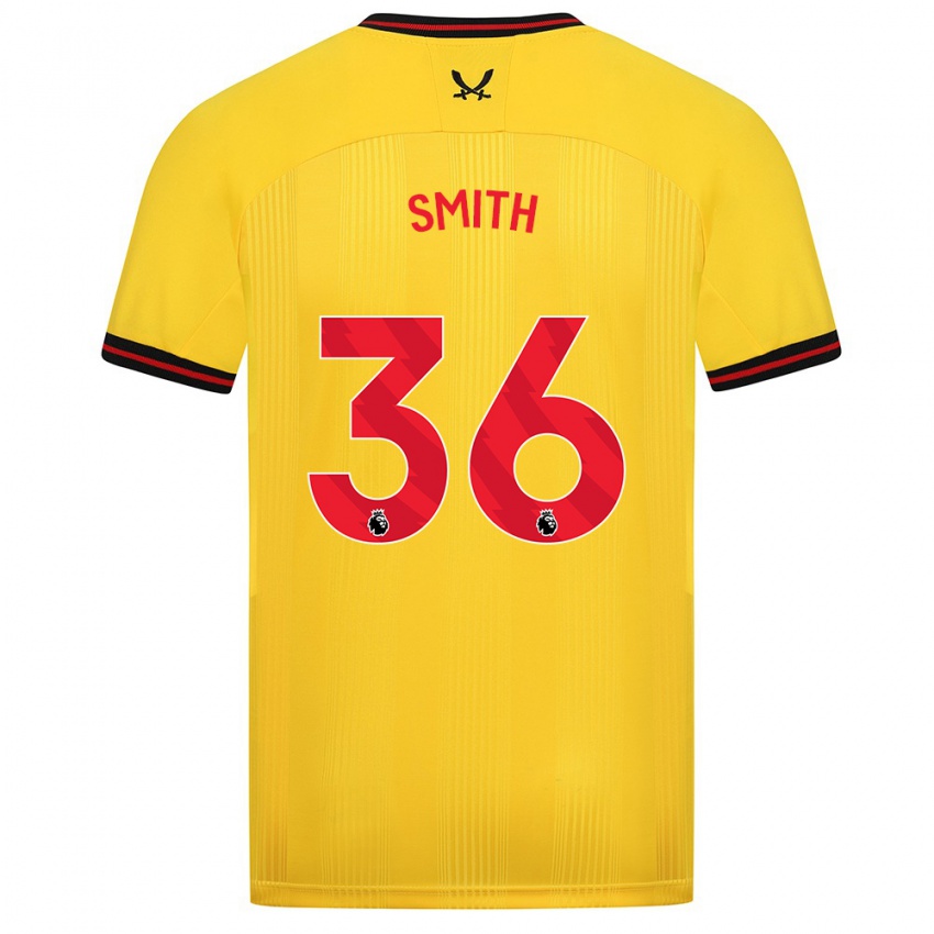 Criança Camisola Joshua Smith #36 Amarelo Alternativa 2023/24 Camisa Brasil