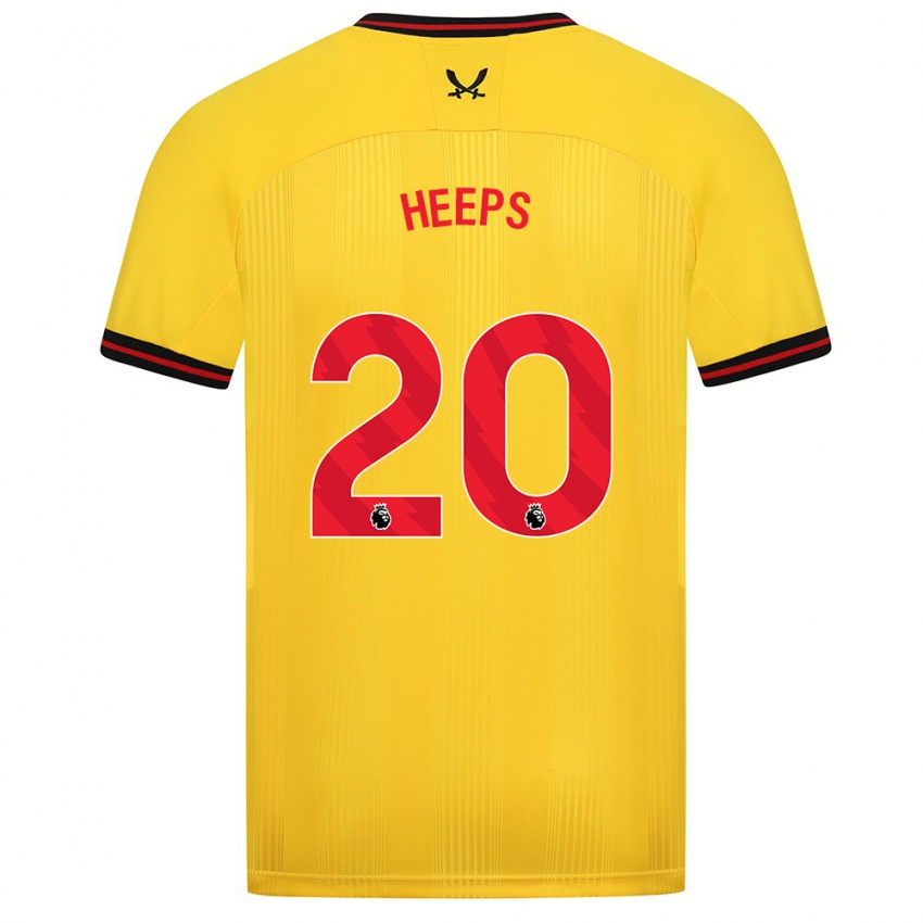 Criança Camisola Eleanor Heeps #20 Amarelo Alternativa 2023/24 Camisa Brasil