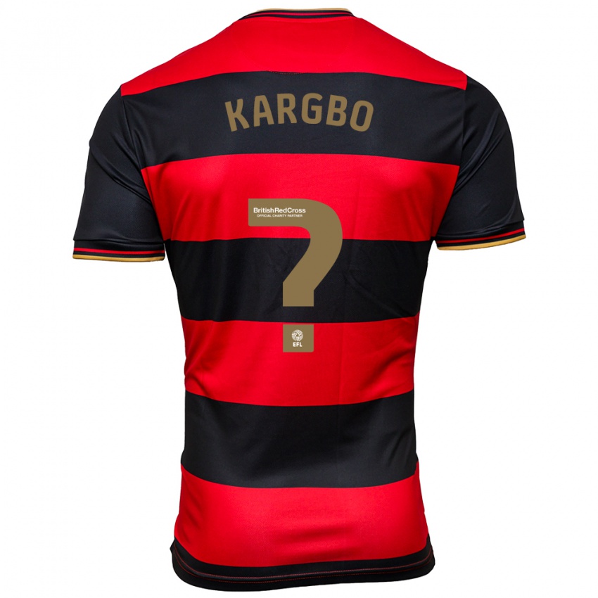 Criança Camisola Hamzad Kargbo #0 Preto Vermelho Alternativa 2023/24 Camisa Brasil