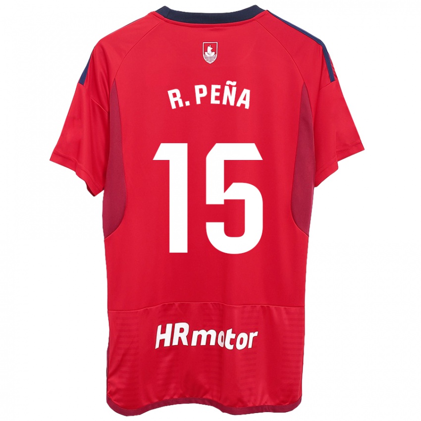 Homem Camisola Ruben Pena #15 Vermelho Principal 2023/24 Camisa Brasil