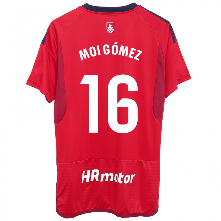 Homem Camisola Moi Gomez #16 Vermelho Principal 2023/24 Camisa Brasil