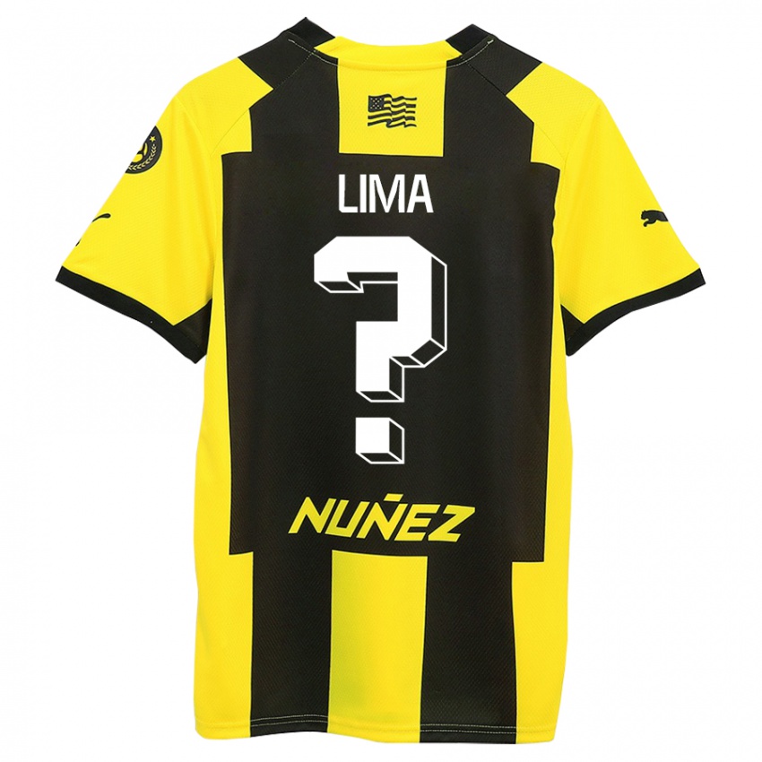 Homem Camisola Jhonatan Lima #0 Amarelo Preto Principal 2023/24 Camisa Brasil