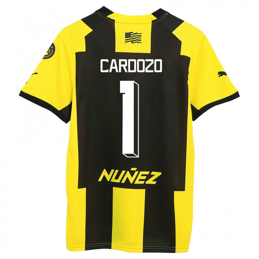 Homem Camisola Thiago Cardozo #1 Amarelo Preto Principal 2023/24 Camisa Brasil