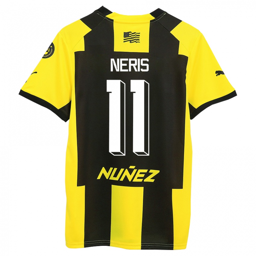 Homem Camisola José Neris #11 Amarelo Preto Principal 2023/24 Camisa Brasil