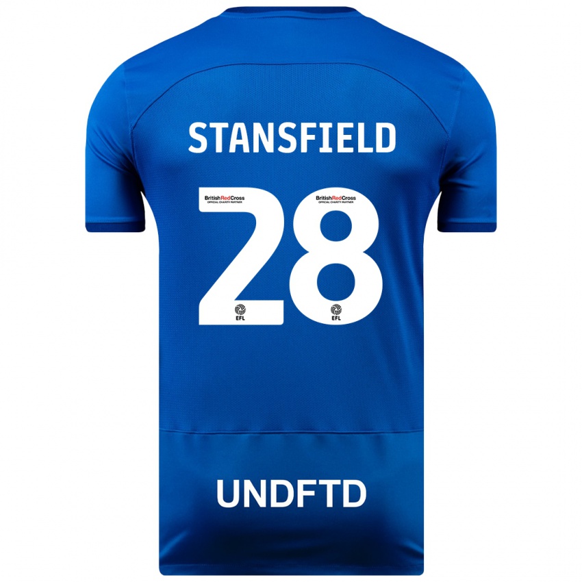Homem Camisola Jay Stansfield #28 Azul Principal 2023/24 Camisa Brasil
