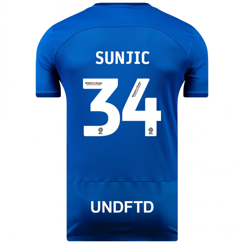 Homem Camisola Ivan Sunjic #34 Azul Principal 2023/24 Camisa Brasil