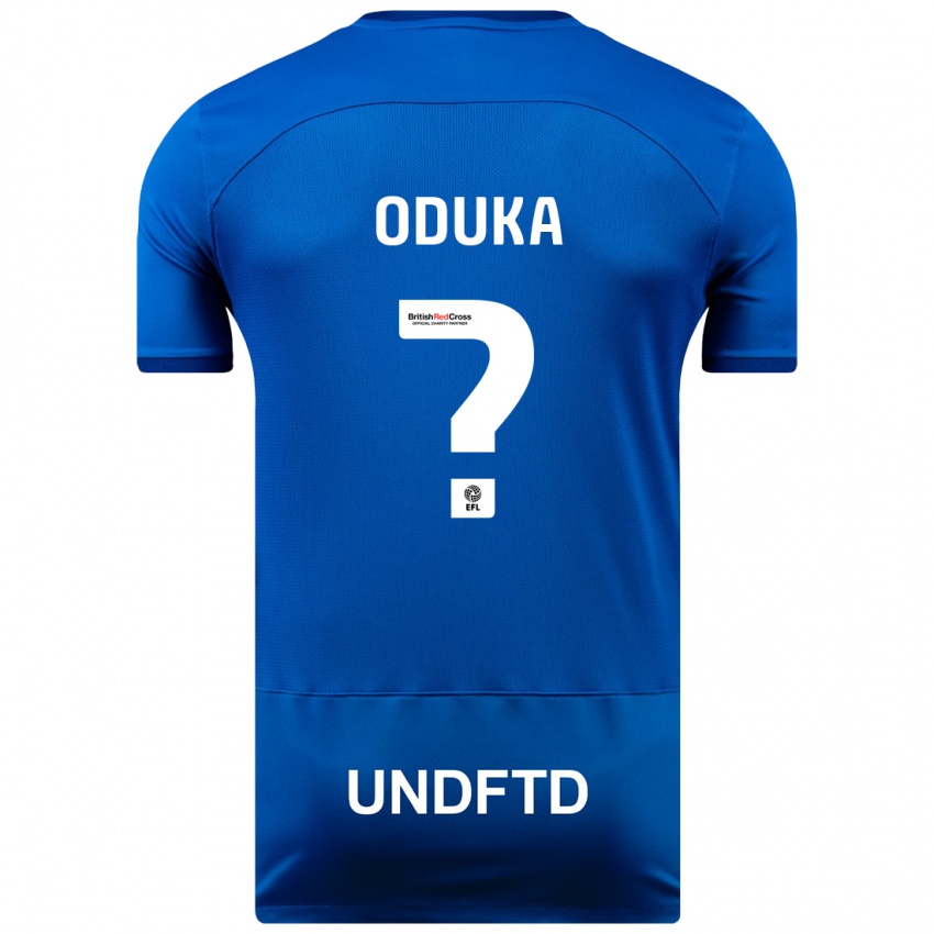Homem Camisola Engwau Oduka #0 Azul Principal 2023/24 Camisa Brasil
