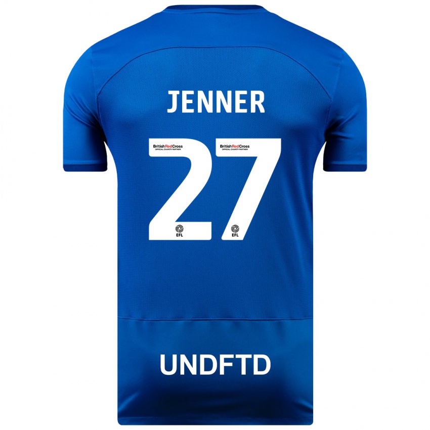 Homem Camisola Abbi Jenner #27 Azul Principal 2023/24 Camisa Brasil