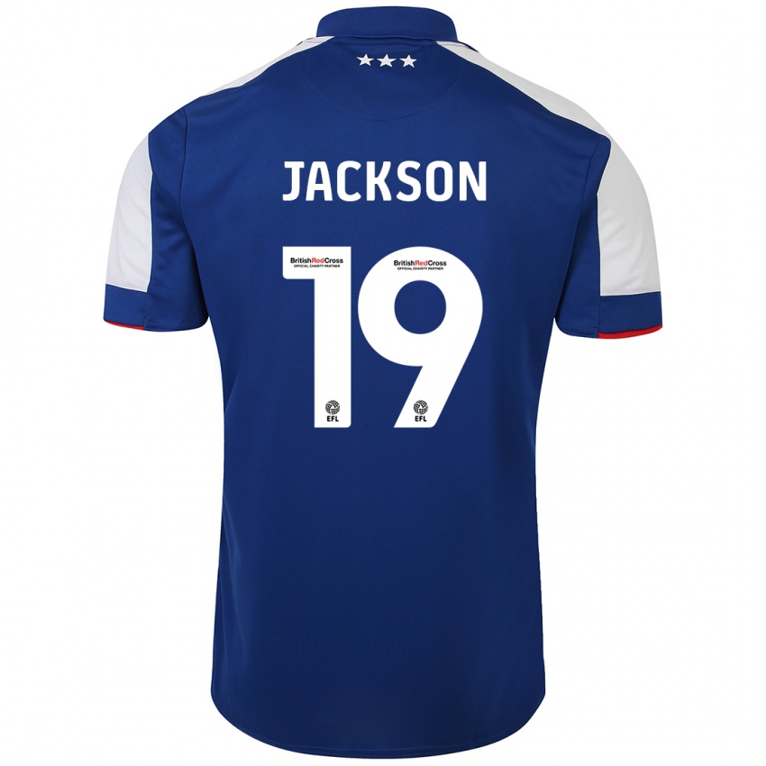 Homem Camisola Kayden Jackson #19 Azul Principal 2023/24 Camisa Brasil