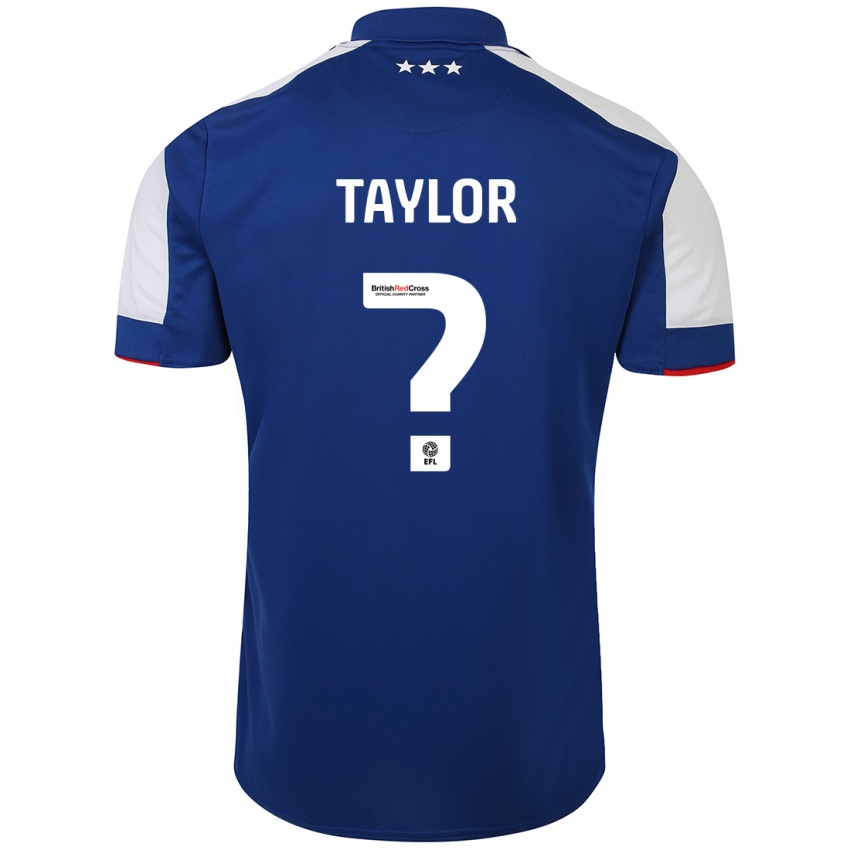 Homem Camisola Tom Taylor #0 Azul Principal 2023/24 Camisa Brasil