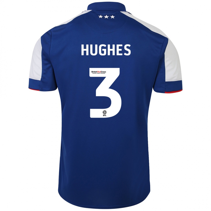 Homem Camisola Summer Hughes #3 Azul Principal 2023/24 Camisa Brasil