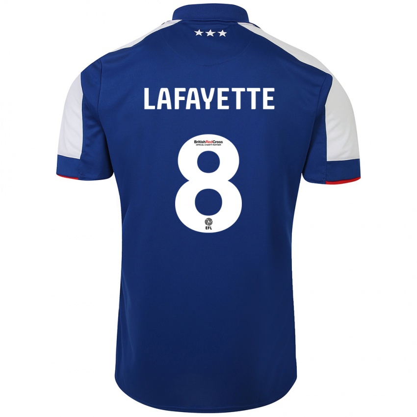 Homem Camisola Abbie Lafayette #8 Azul Principal 2023/24 Camisa Brasil