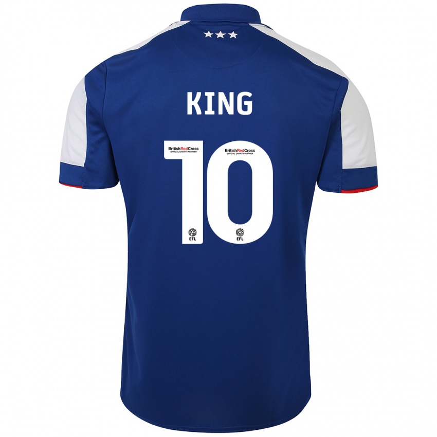 Homem Camisola Eloise King #10 Azul Principal 2023/24 Camisa Brasil