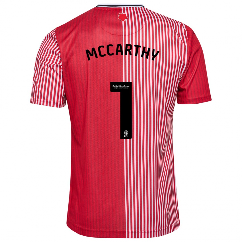 Homem Camisola Alex Mccarthy #1 Vermelho Principal 2023/24 Camisa Brasil