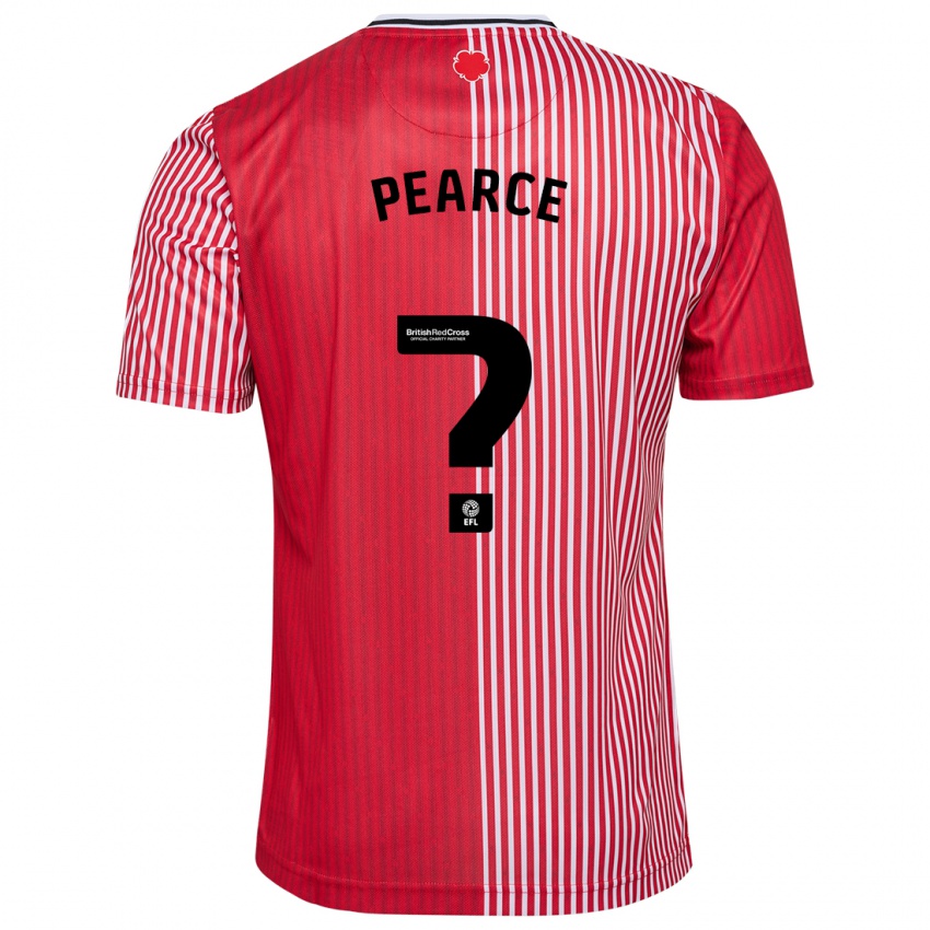 Homem Camisola Luke Pearce #0 Vermelho Principal 2023/24 Camisa Brasil