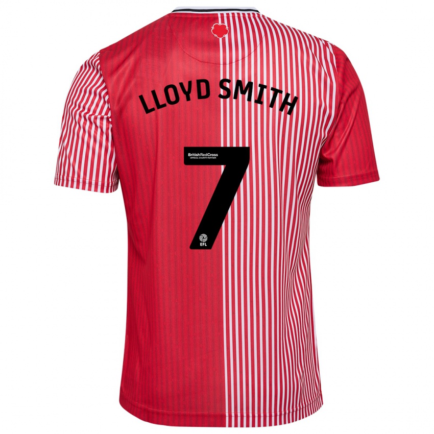 Homem Camisola Lexi Lloyd-Smith #7 Vermelho Principal 2023/24 Camisa Brasil