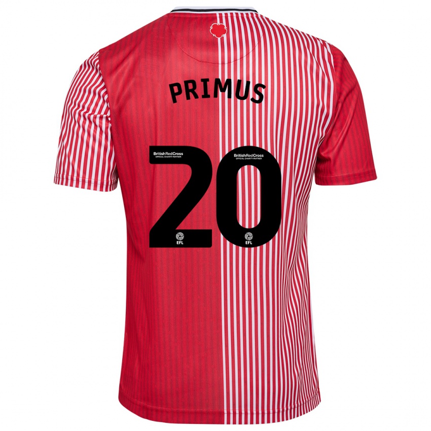 Homem Camisola Atlanta Primus #20 Vermelho Principal 2023/24 Camisa Brasil