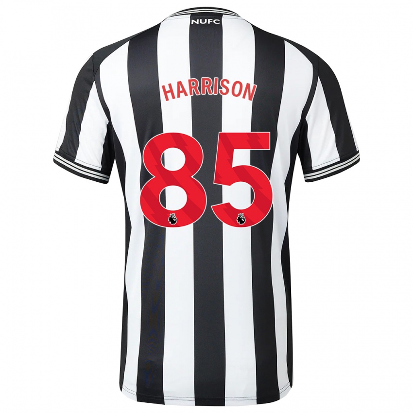 Homem Camisola Adam Harrison #85 Preto Branco Principal 2023/24 Camisa Brasil