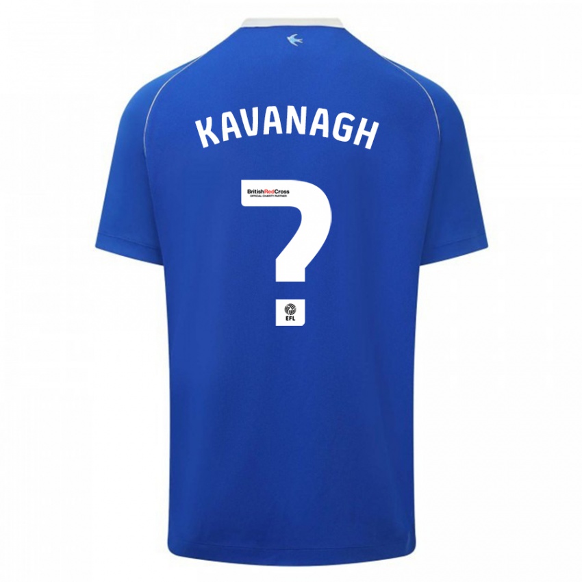 Homem Camisola Ryan Kavanagh #0 Azul Principal 2023/24 Camisa Brasil