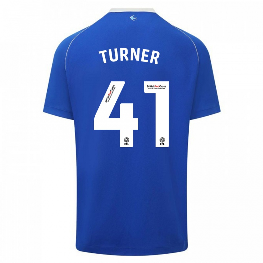 Homem Camisola Matthew Turner #41 Azul Principal 2023/24 Camisa Brasil