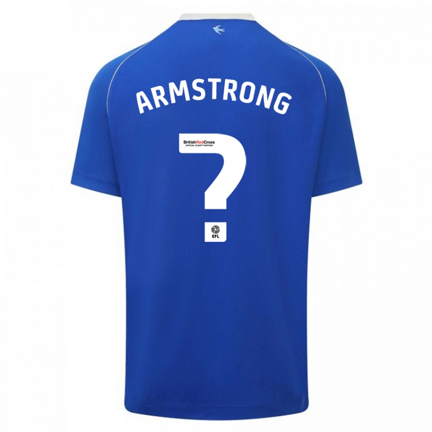 Homem Camisola Luke Armstrong #0 Azul Principal 2023/24 Camisa Brasil