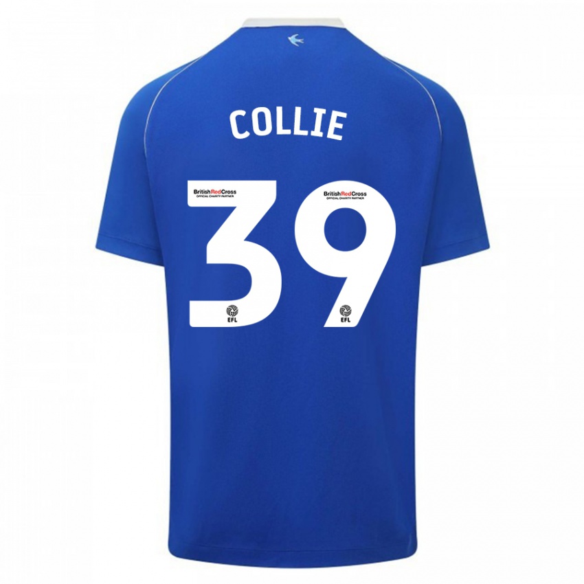 Homem Camisola Eliza Collie #39 Azul Principal 2023/24 Camisa Brasil