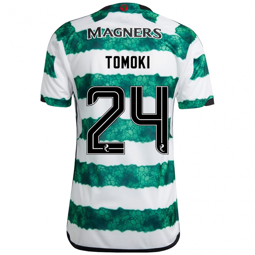 Homem Camisola Tomoki Iwata #24 Verde Principal 2023/24 Camisa Brasil