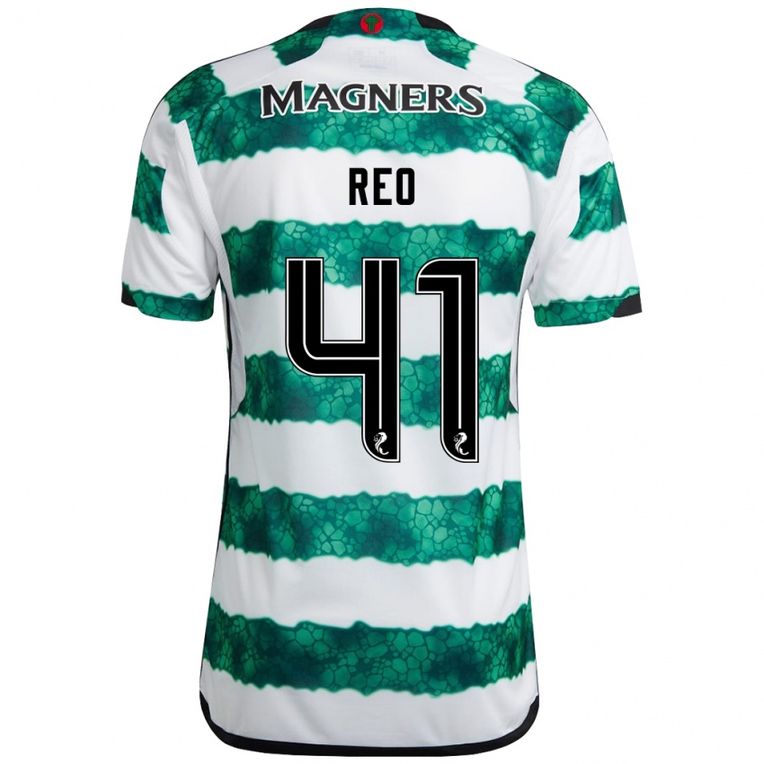 Homem Camisola Reo Hatate #41 Verde Principal 2023/24 Camisa Brasil