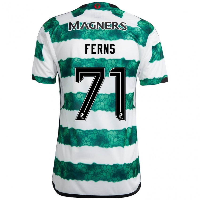 Homem Camisola Abbie Ferns #71 Verde Principal 2023/24 Camisa Brasil