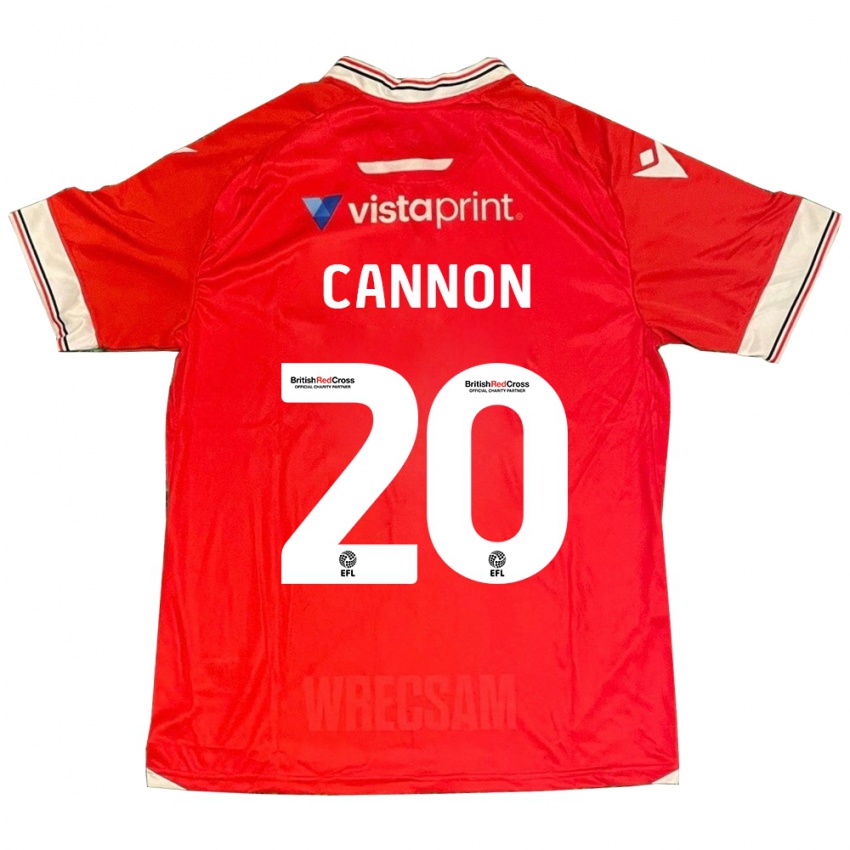 Homem Camisola Andy Cannon #20 Vermelho Principal 2023/24 Camisa Brasil