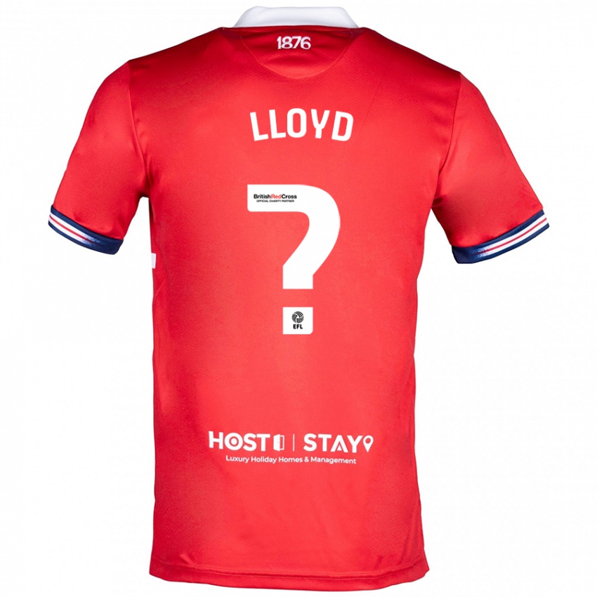 Homem Camisola Oliver Lloyd #0 Vermelho Principal 2023/24 Camisa Brasil