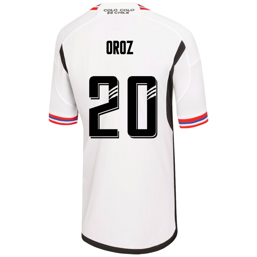 Homem Camisola Alexander Oroz #20 Branco Principal 2023/24 Camisa Brasil