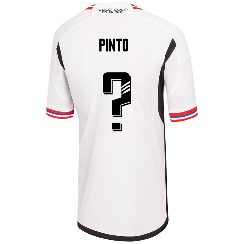Homem Camisola Matías Pinto #0 Branco Principal 2023/24 Camisa Brasil