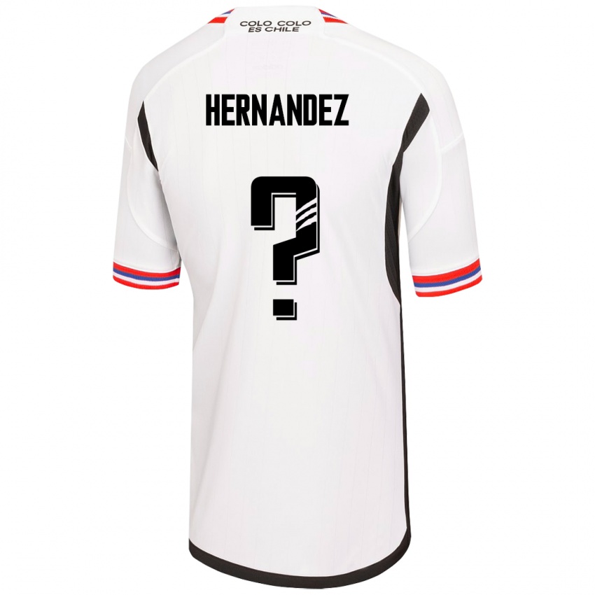 Homem Camisola Leandro Hernández #0 Branco Principal 2023/24 Camisa Brasil