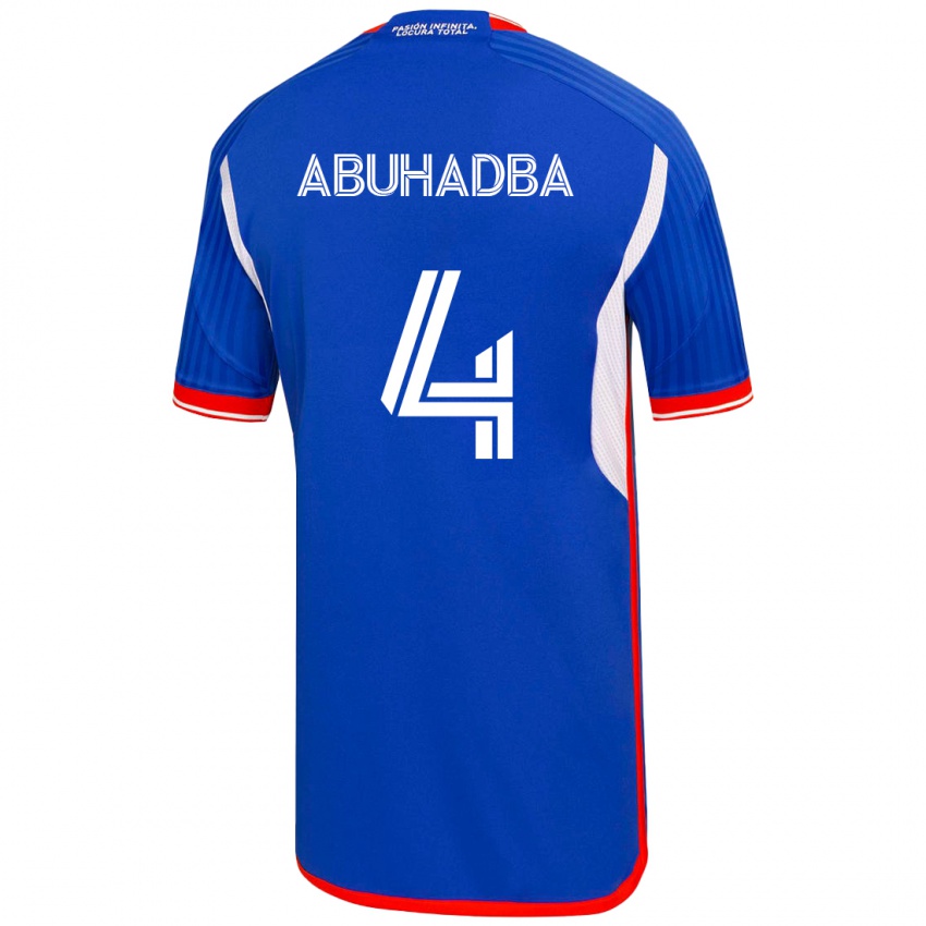 Homem Camisola Zacarías Abuhadba #4 Azul Principal 2023/24 Camisa Brasil
