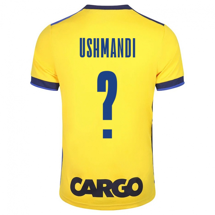 Homem Camisola Anar Ushmandi #0 Amarelo Principal 2023/24 Camisa Brasil