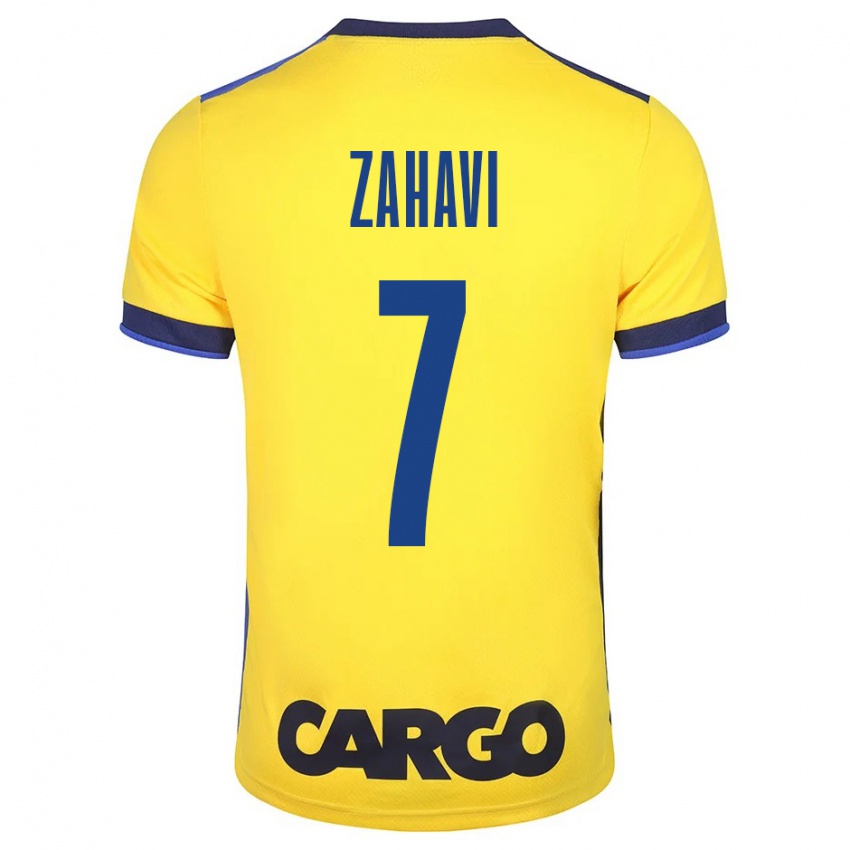 Homem Camisola Eran Zahavi #7 Amarelo Principal 2023/24 Camisa Brasil