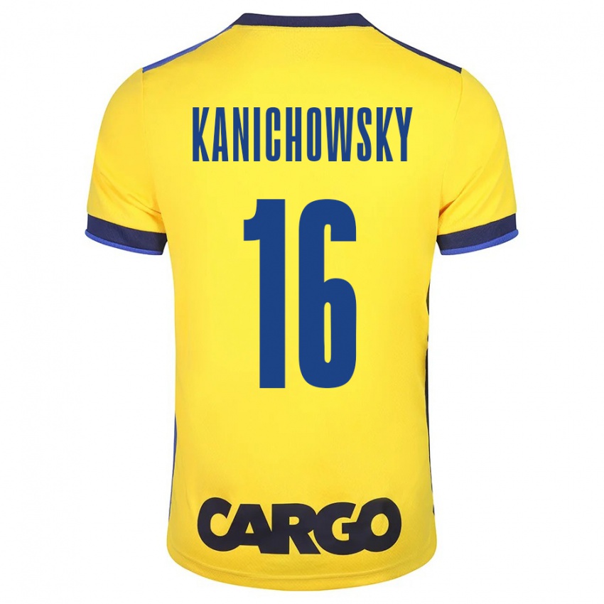 Homem Camisola Gabi Kanichowsky #16 Amarelo Principal 2023/24 Camisa Brasil