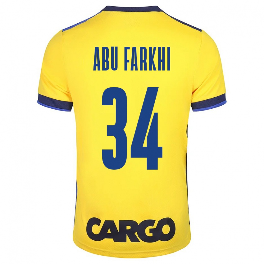 Homem Camisola Sayed Abu Farkhi #34 Amarelo Principal 2023/24 Camisa Brasil