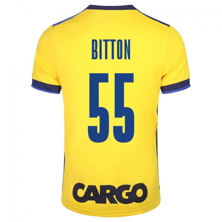 Homem Camisola Nir Bitton #55 Amarelo Principal 2023/24 Camisa Brasil