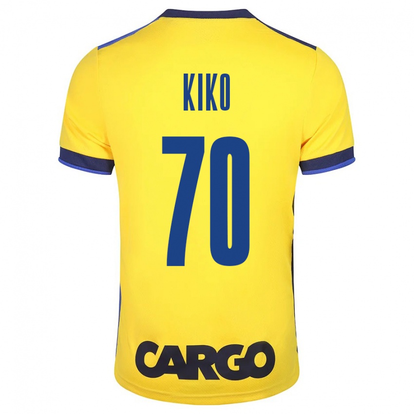 Homem Camisola Kiko Bondoso #70 Amarelo Principal 2023/24 Camisa Brasil