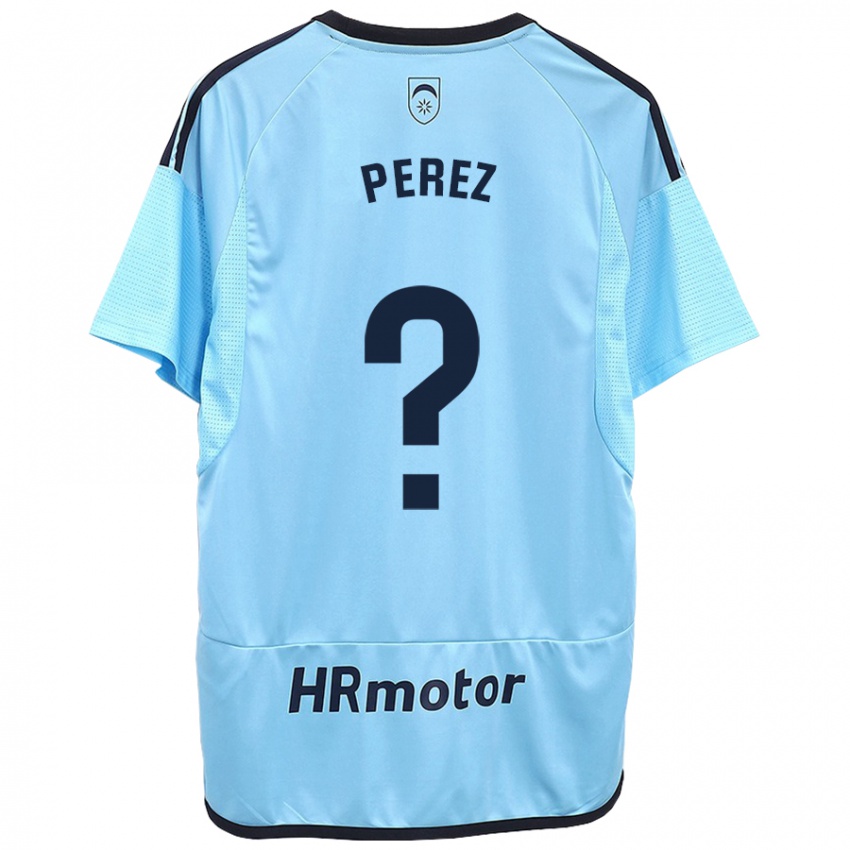 Homem Camisola Bruno Perez #0 Azul Alternativa 2023/24 Camisa Brasil
