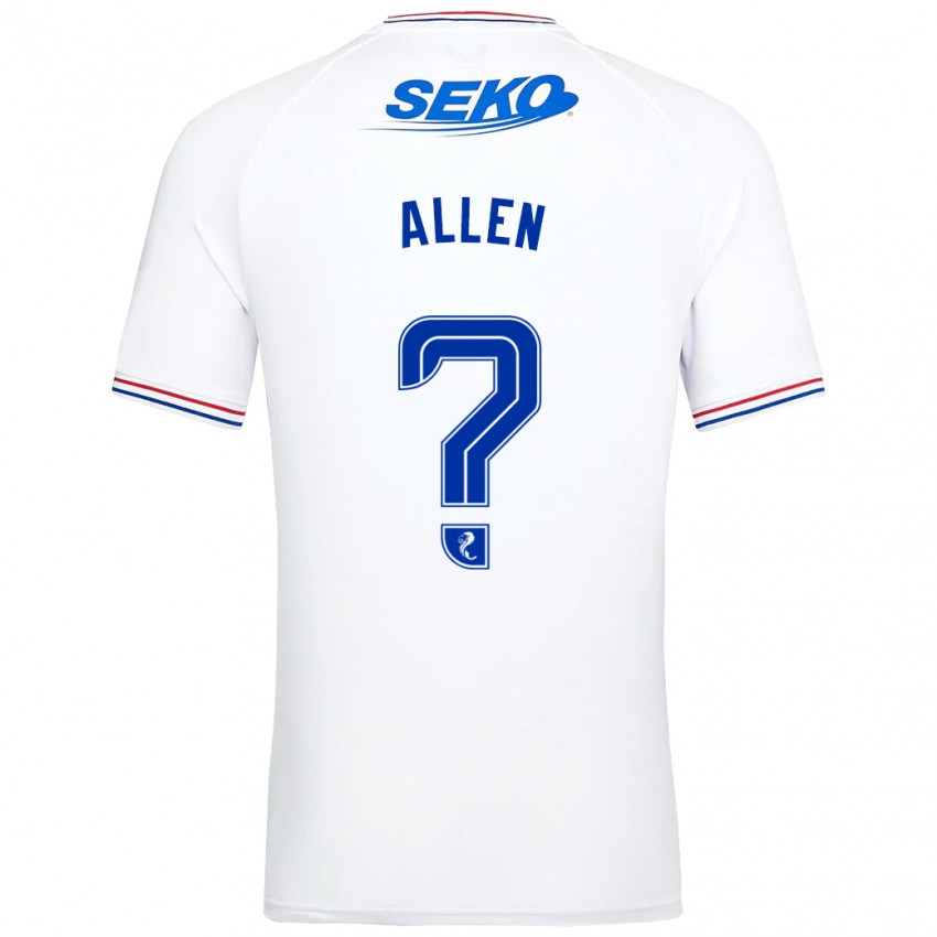 Homem Camisola Greig Allen #0 Branco Alternativa 2023/24 Camisa Brasil