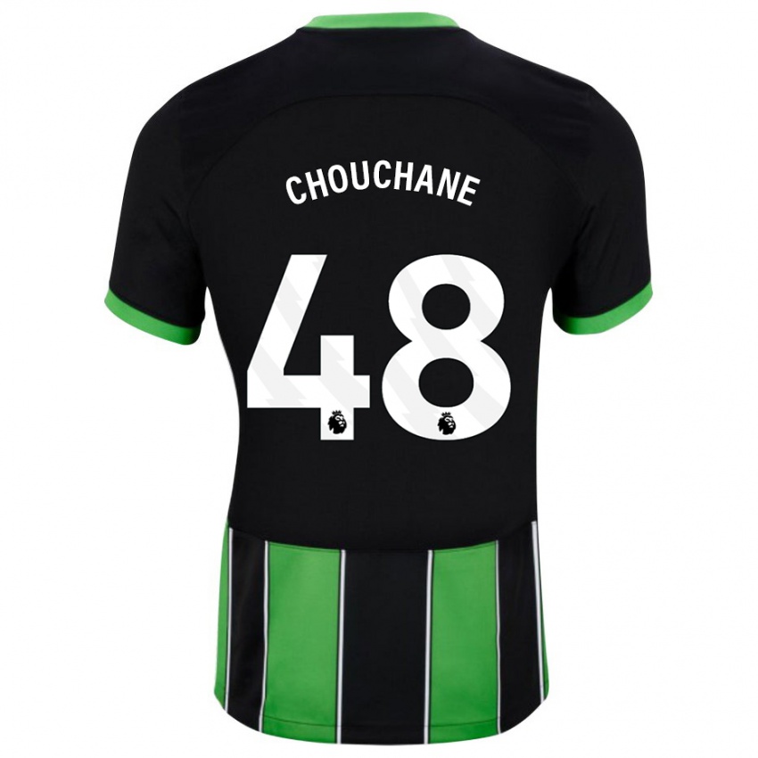 Homem Camisola Samy Chouchane #48 Preto Verde Alternativa 2023/24 Camisa Brasil