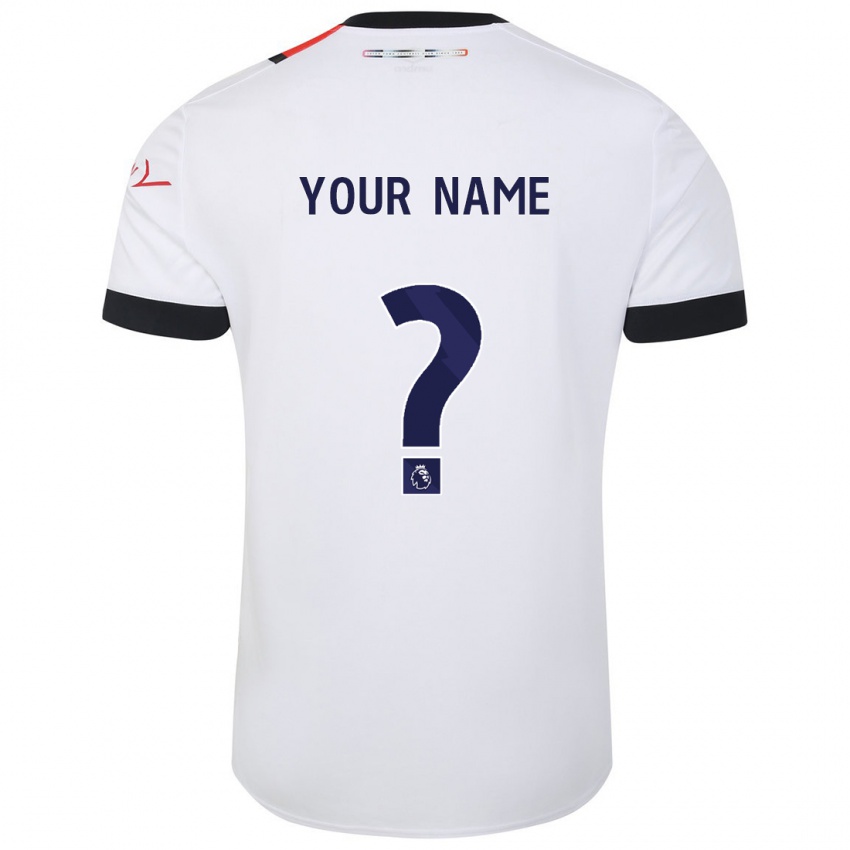 Homem Camisola Seu Nome #0 Branco Alternativa 2023/24 Camisa Brasil