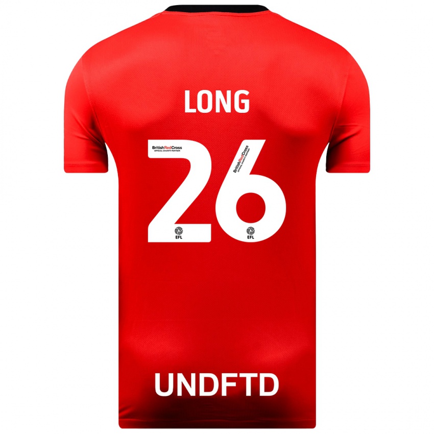 Homem Camisola Kevin Long #26 Vermelho Alternativa 2023/24 Camisa Brasil
