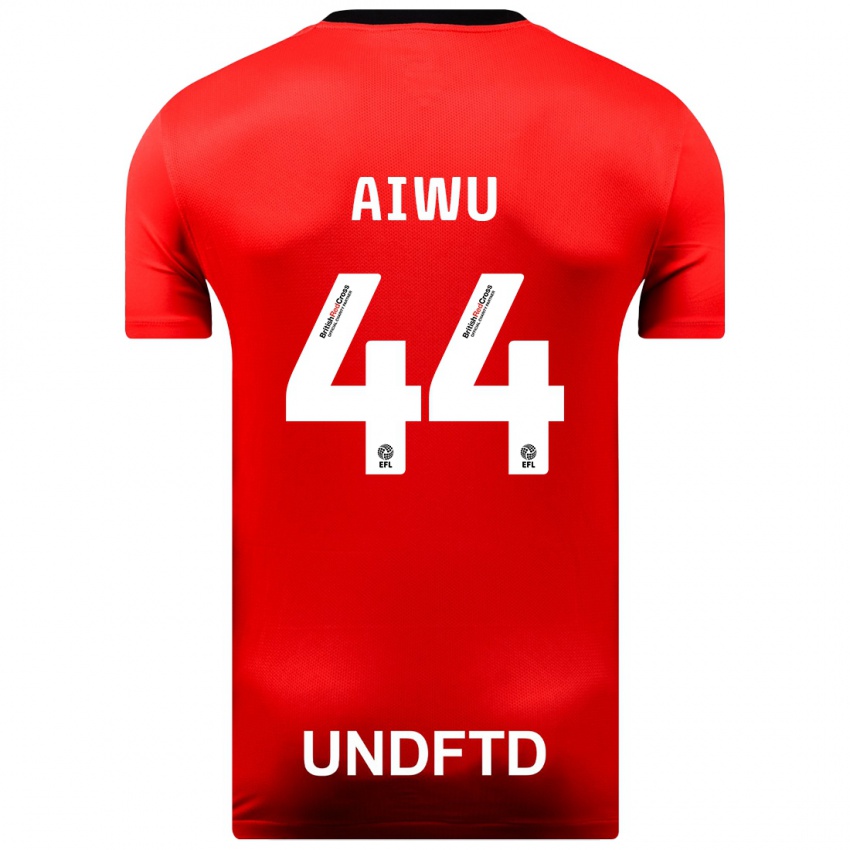 Homem Camisola Emanuel Aiwu #44 Vermelho Alternativa 2023/24 Camisa Brasil